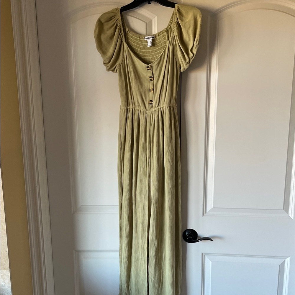 Elegant Olive Green jumpsuit